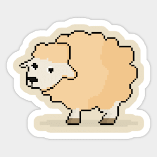 Pixels of Grace sheep Sticker